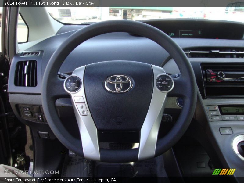 Black / Dark Gray 2014 Toyota Prius Two Hybrid