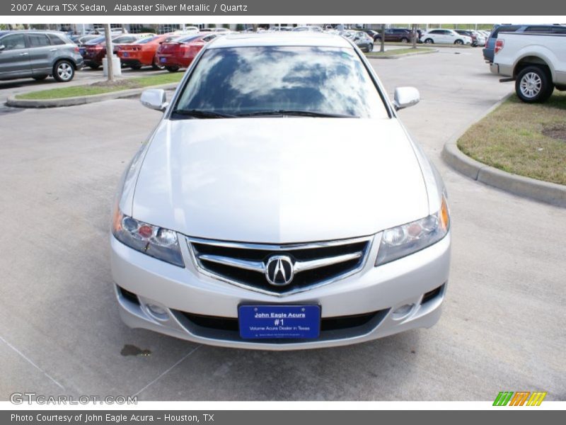 Alabaster Silver Metallic / Quartz 2007 Acura TSX Sedan