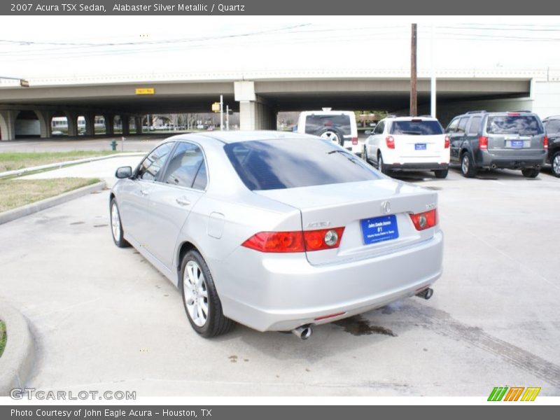 Alabaster Silver Metallic / Quartz 2007 Acura TSX Sedan