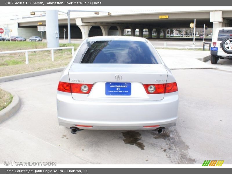 Alabaster Silver Metallic / Quartz 2007 Acura TSX Sedan