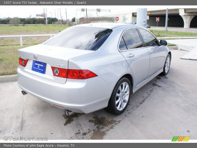Alabaster Silver Metallic / Quartz 2007 Acura TSX Sedan