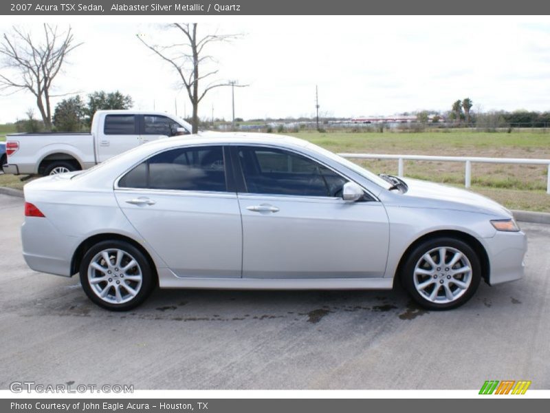 Alabaster Silver Metallic / Quartz 2007 Acura TSX Sedan