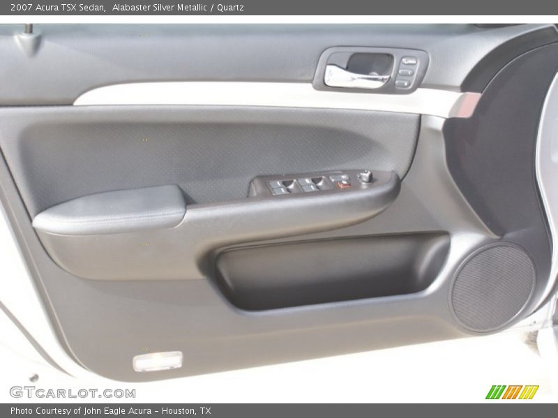 Alabaster Silver Metallic / Quartz 2007 Acura TSX Sedan