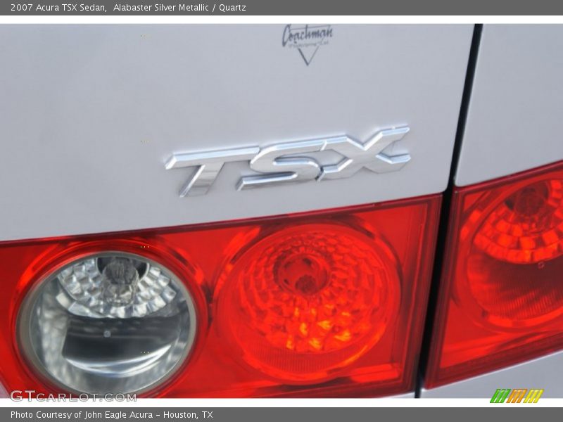 Alabaster Silver Metallic / Quartz 2007 Acura TSX Sedan