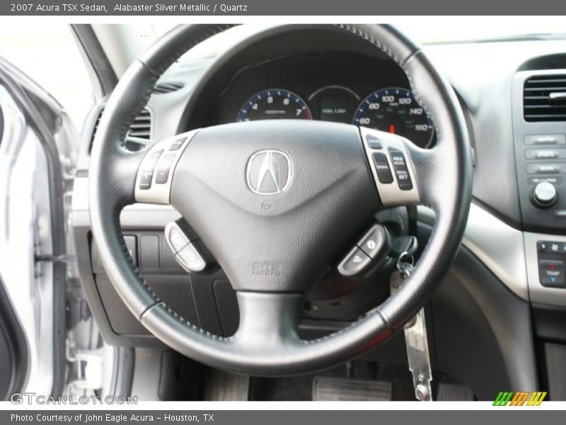 Alabaster Silver Metallic / Quartz 2007 Acura TSX Sedan