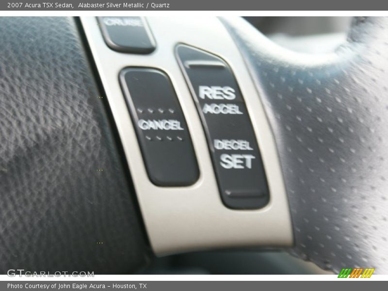 Alabaster Silver Metallic / Quartz 2007 Acura TSX Sedan