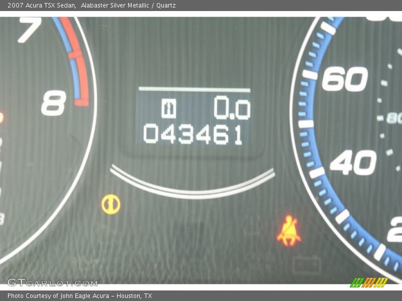 Alabaster Silver Metallic / Quartz 2007 Acura TSX Sedan