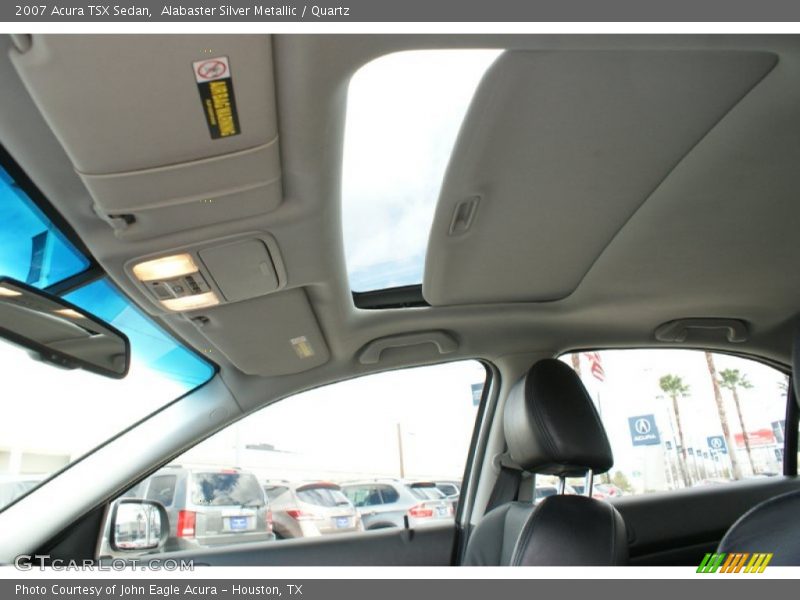 Alabaster Silver Metallic / Quartz 2007 Acura TSX Sedan