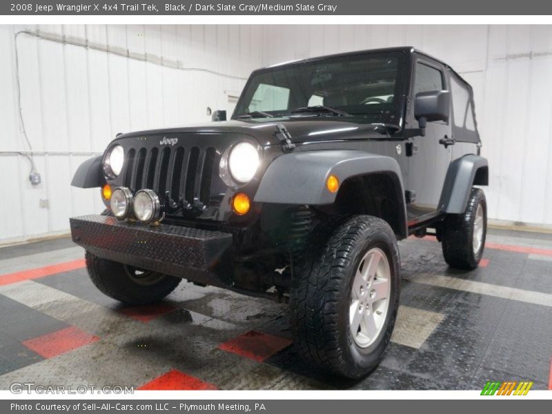 Black / Dark Slate Gray/Medium Slate Gray 2008 Jeep Wrangler X 4x4 Trail Tek