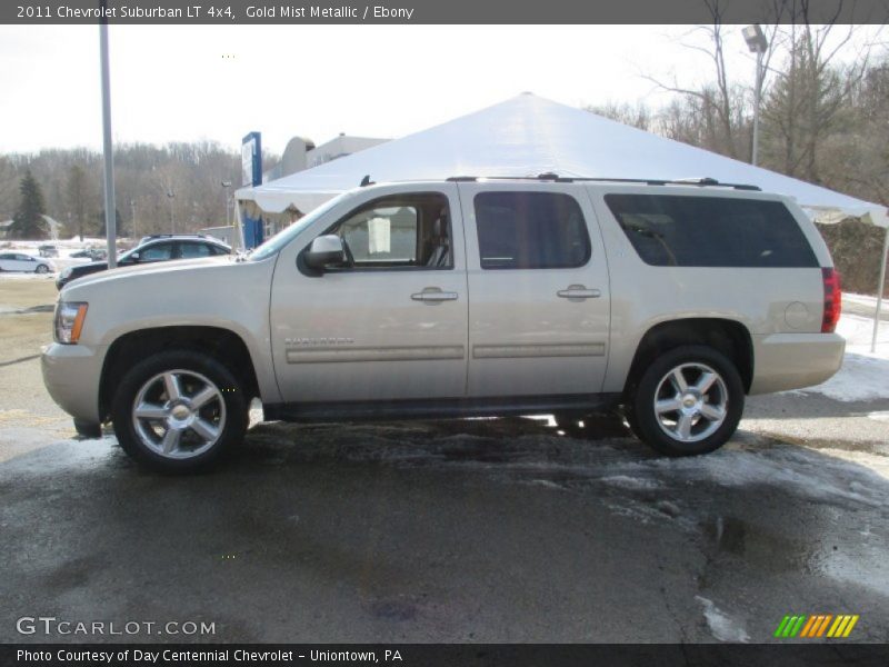 Gold Mist Metallic / Ebony 2011 Chevrolet Suburban LT 4x4