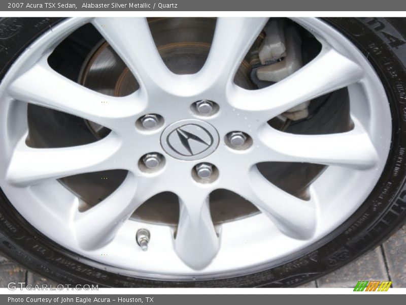 Alabaster Silver Metallic / Quartz 2007 Acura TSX Sedan