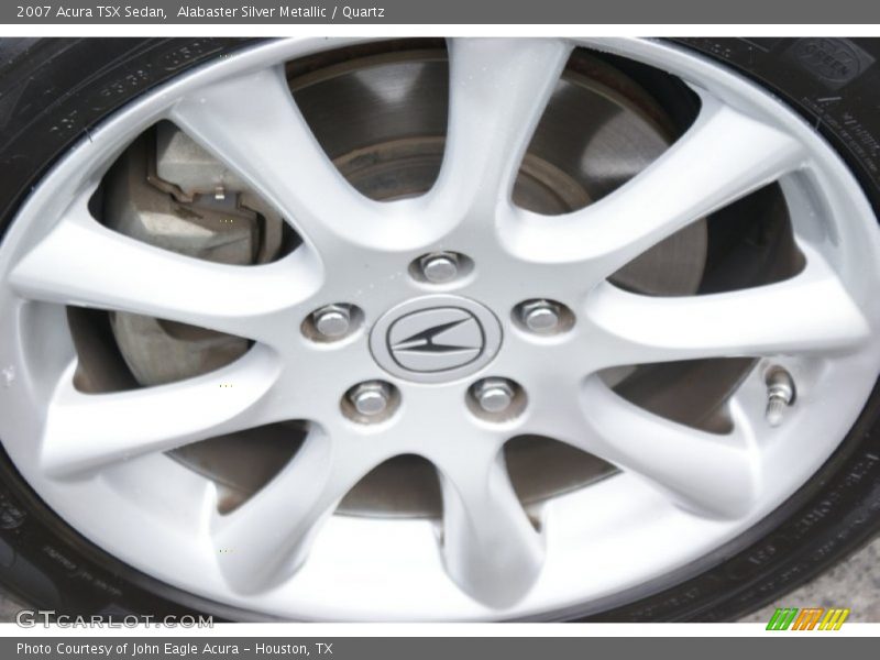Alabaster Silver Metallic / Quartz 2007 Acura TSX Sedan