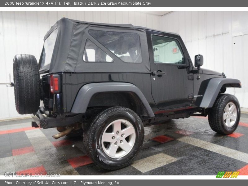 Black / Dark Slate Gray/Medium Slate Gray 2008 Jeep Wrangler X 4x4 Trail Tek