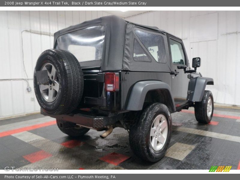 Black / Dark Slate Gray/Medium Slate Gray 2008 Jeep Wrangler X 4x4 Trail Tek
