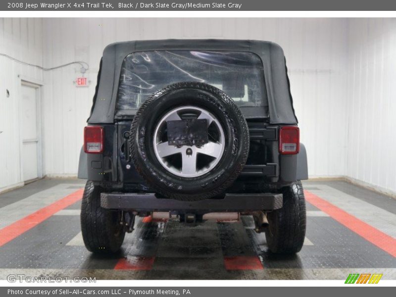 Black / Dark Slate Gray/Medium Slate Gray 2008 Jeep Wrangler X 4x4 Trail Tek