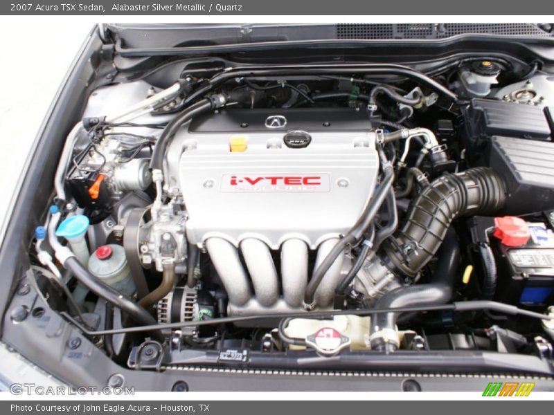 Alabaster Silver Metallic / Quartz 2007 Acura TSX Sedan