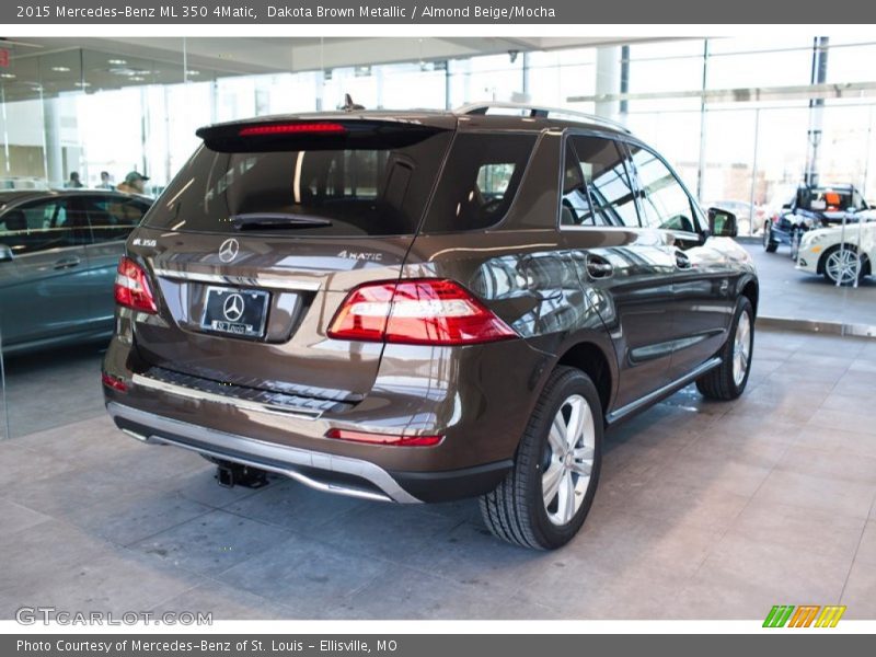 Dakota Brown Metallic / Almond Beige/Mocha 2015 Mercedes-Benz ML 350 4Matic