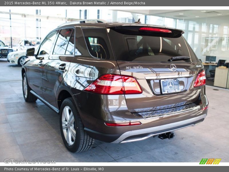 Dakota Brown Metallic / Almond Beige/Mocha 2015 Mercedes-Benz ML 350 4Matic