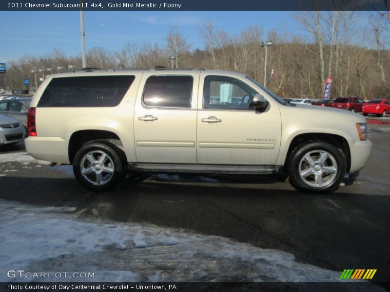 Gold Mist Metallic / Ebony 2011 Chevrolet Suburban LT 4x4