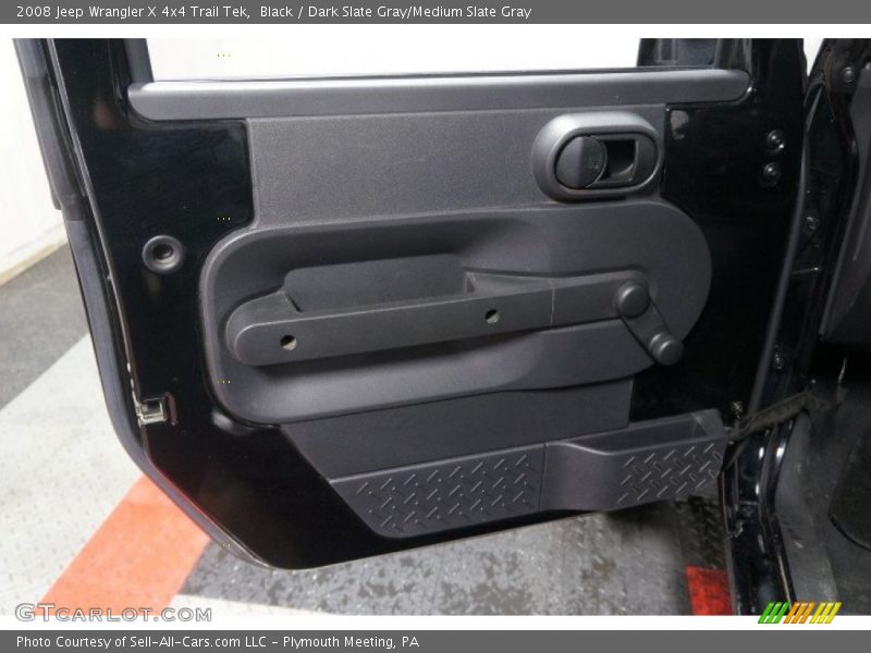 Black / Dark Slate Gray/Medium Slate Gray 2008 Jeep Wrangler X 4x4 Trail Tek