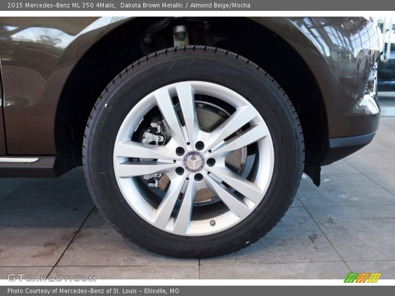 Dakota Brown Metallic / Almond Beige/Mocha 2015 Mercedes-Benz ML 350 4Matic