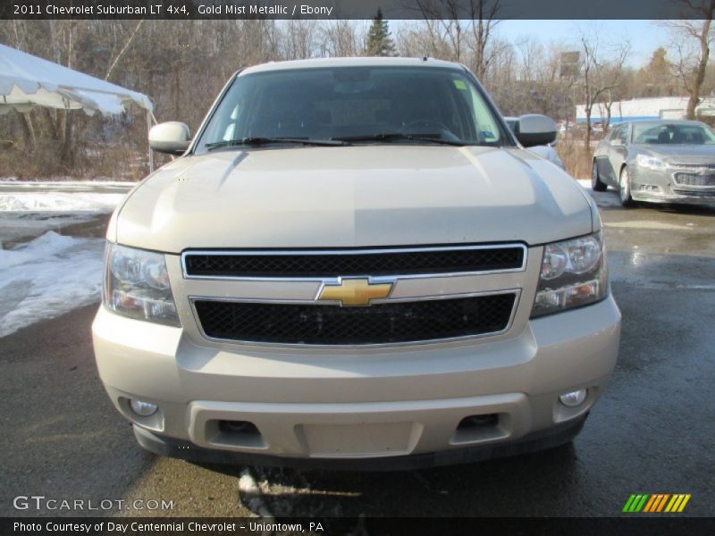 Gold Mist Metallic / Ebony 2011 Chevrolet Suburban LT 4x4