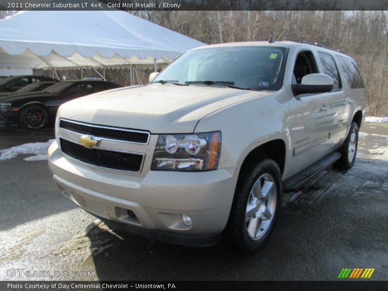 Gold Mist Metallic / Ebony 2011 Chevrolet Suburban LT 4x4