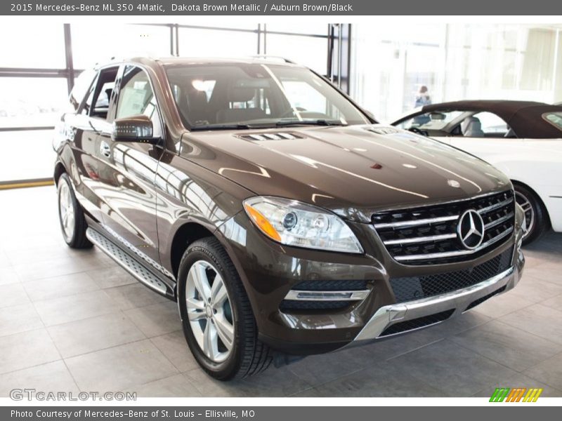 Dakota Brown Metallic / Auburn Brown/Black 2015 Mercedes-Benz ML 350 4Matic