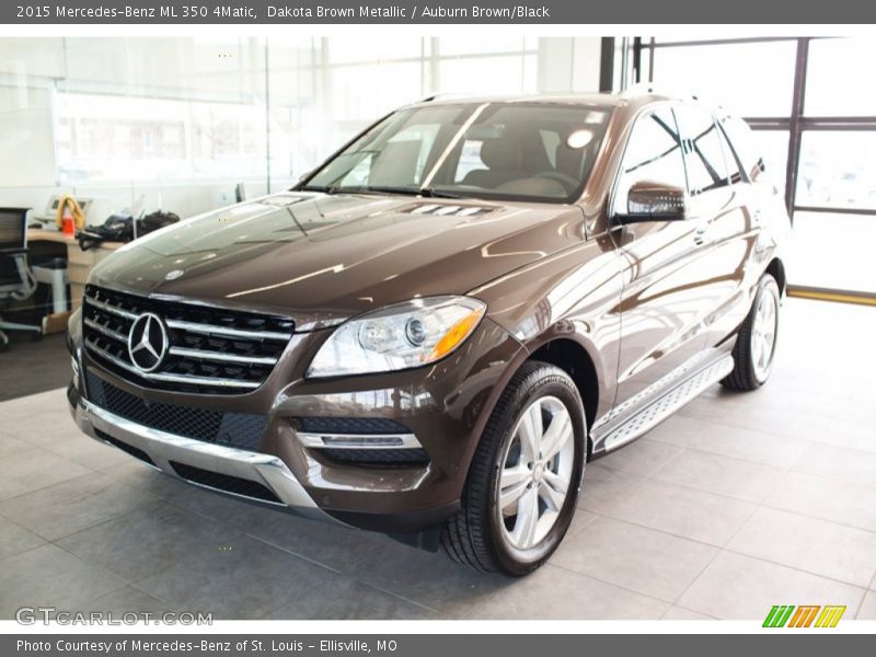 Dakota Brown Metallic / Auburn Brown/Black 2015 Mercedes-Benz ML 350 4Matic