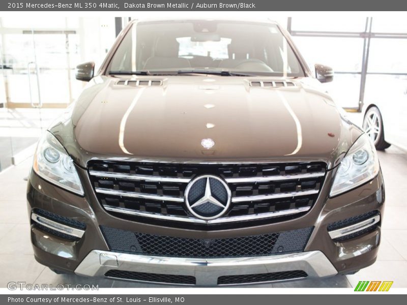 Dakota Brown Metallic / Auburn Brown/Black 2015 Mercedes-Benz ML 350 4Matic