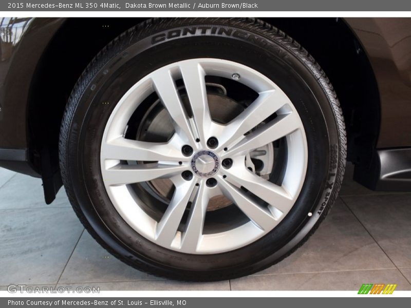 Dakota Brown Metallic / Auburn Brown/Black 2015 Mercedes-Benz ML 350 4Matic