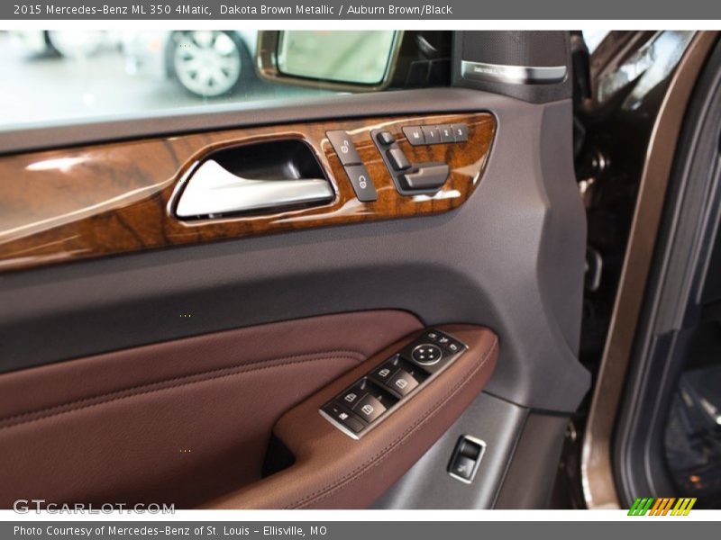 Dakota Brown Metallic / Auburn Brown/Black 2015 Mercedes-Benz ML 350 4Matic
