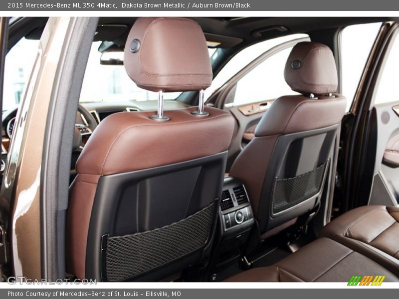 Dakota Brown Metallic / Auburn Brown/Black 2015 Mercedes-Benz ML 350 4Matic