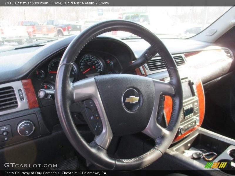 Gold Mist Metallic / Ebony 2011 Chevrolet Suburban LT 4x4