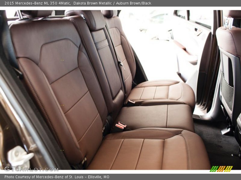 Dakota Brown Metallic / Auburn Brown/Black 2015 Mercedes-Benz ML 350 4Matic