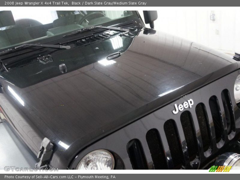 Black / Dark Slate Gray/Medium Slate Gray 2008 Jeep Wrangler X 4x4 Trail Tek