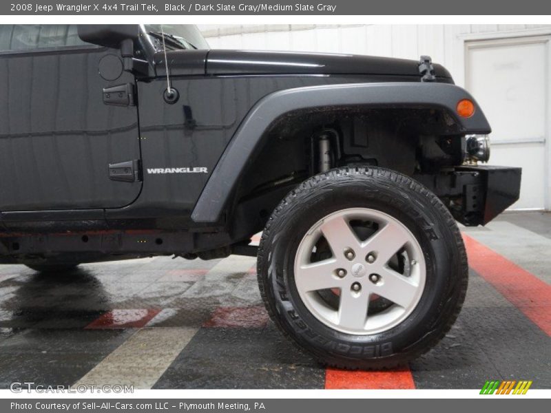 Black / Dark Slate Gray/Medium Slate Gray 2008 Jeep Wrangler X 4x4 Trail Tek
