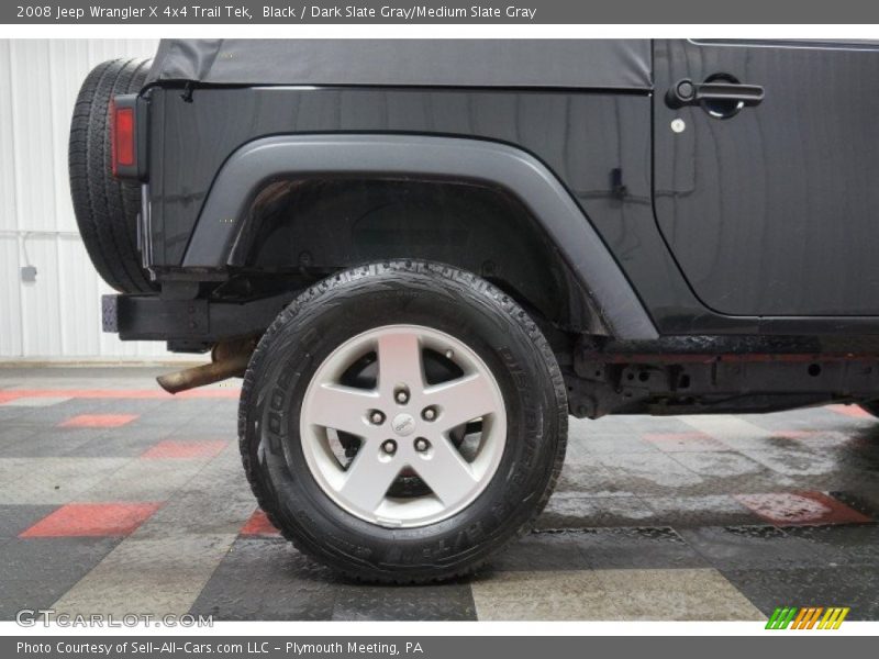 Black / Dark Slate Gray/Medium Slate Gray 2008 Jeep Wrangler X 4x4 Trail Tek