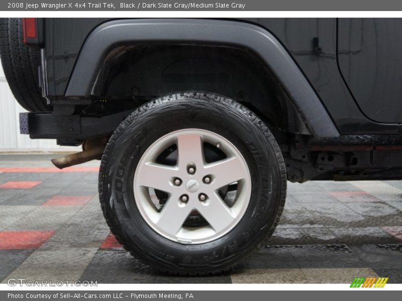 Black / Dark Slate Gray/Medium Slate Gray 2008 Jeep Wrangler X 4x4 Trail Tek