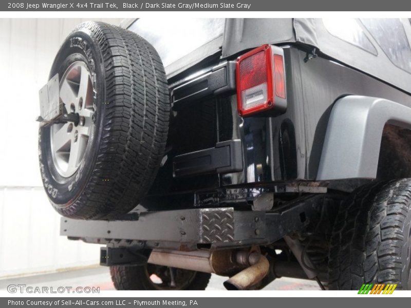 Black / Dark Slate Gray/Medium Slate Gray 2008 Jeep Wrangler X 4x4 Trail Tek