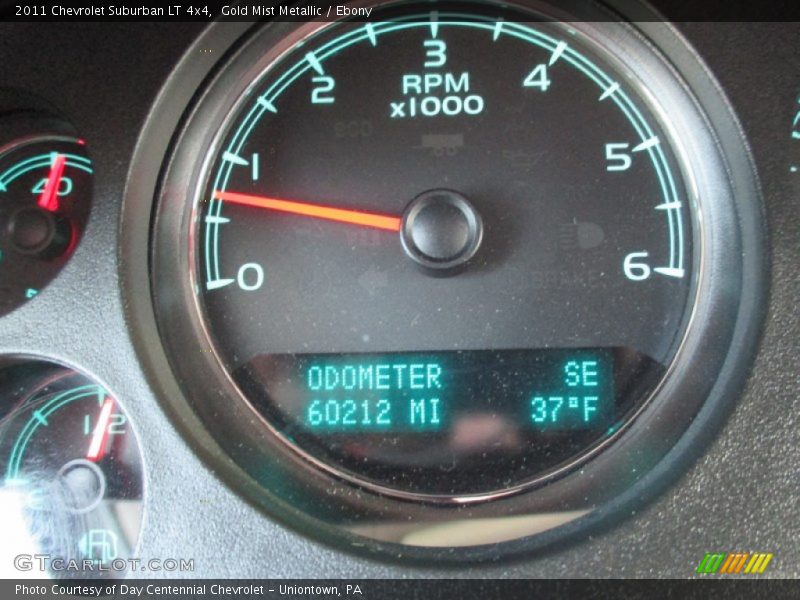 Gold Mist Metallic / Ebony 2011 Chevrolet Suburban LT 4x4