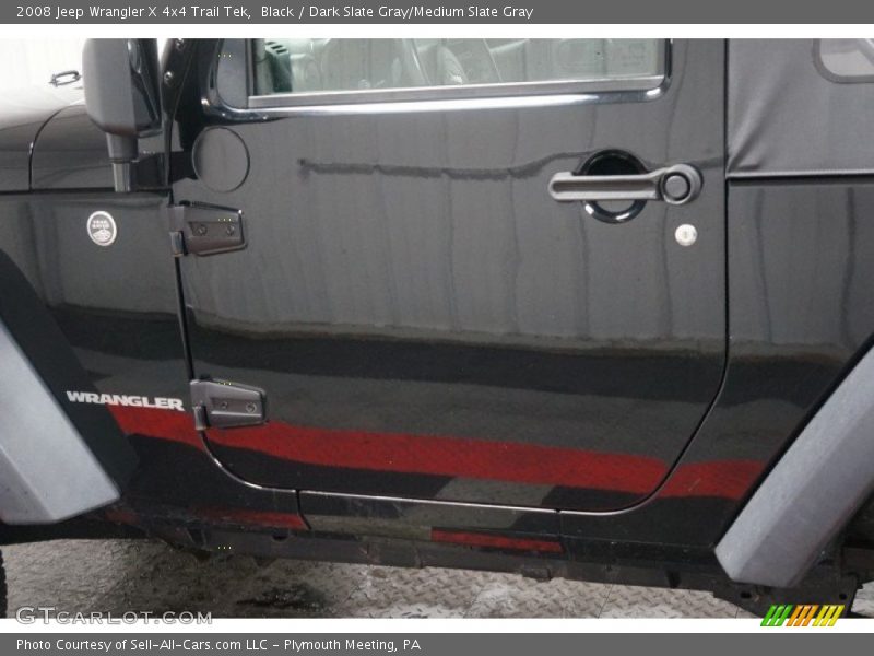 Black / Dark Slate Gray/Medium Slate Gray 2008 Jeep Wrangler X 4x4 Trail Tek