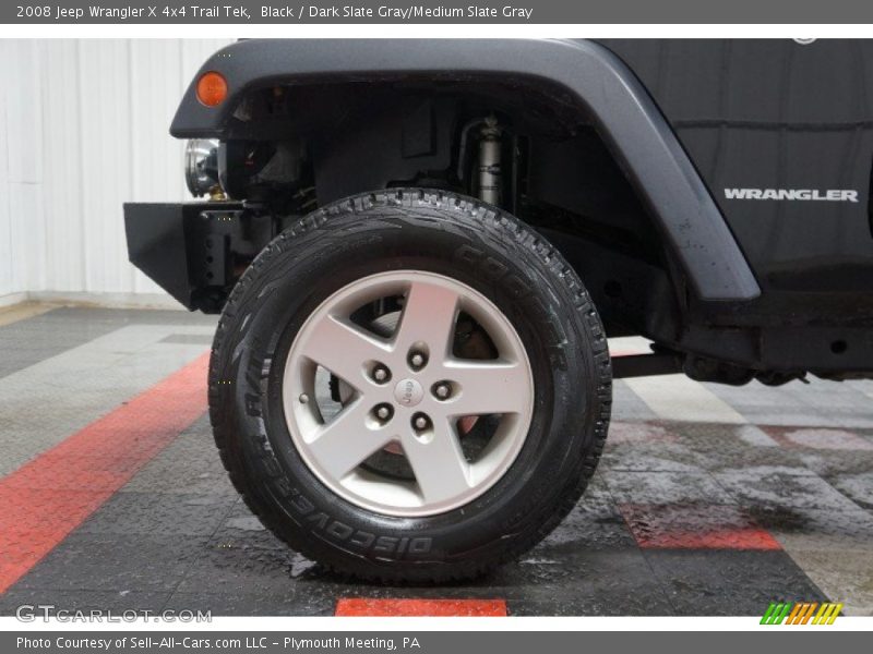 Black / Dark Slate Gray/Medium Slate Gray 2008 Jeep Wrangler X 4x4 Trail Tek