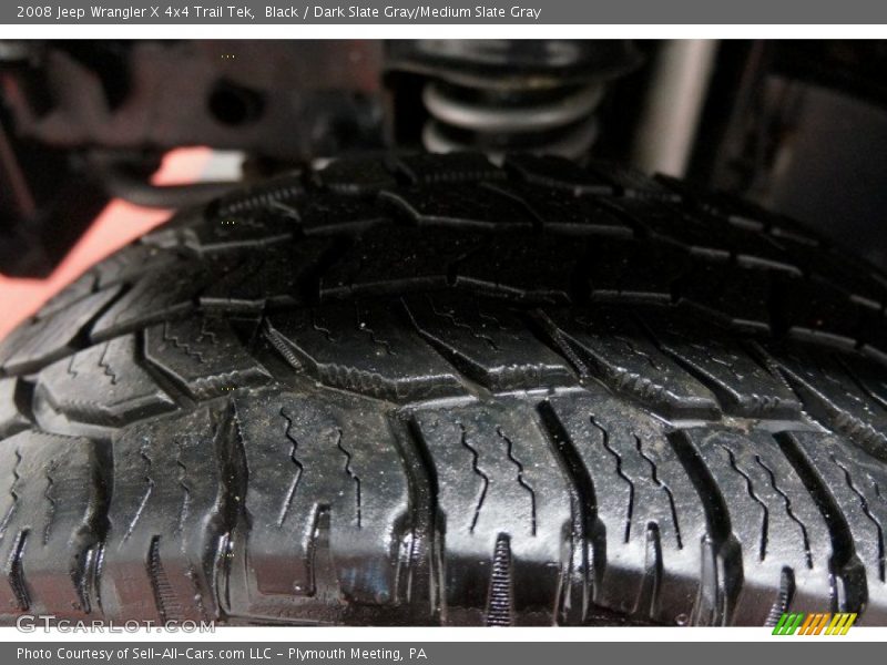 Black / Dark Slate Gray/Medium Slate Gray 2008 Jeep Wrangler X 4x4 Trail Tek