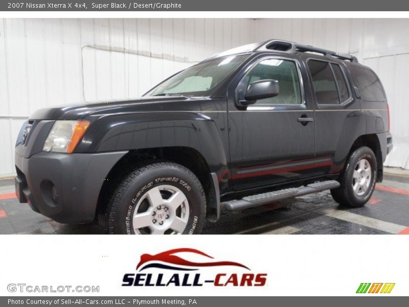 Super Black / Desert/Graphite 2007 Nissan Xterra X 4x4