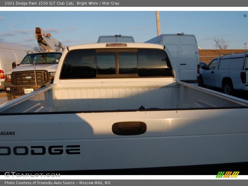 Bright White / Mist Gray 2001 Dodge Ram 1500 SLT Club Cab