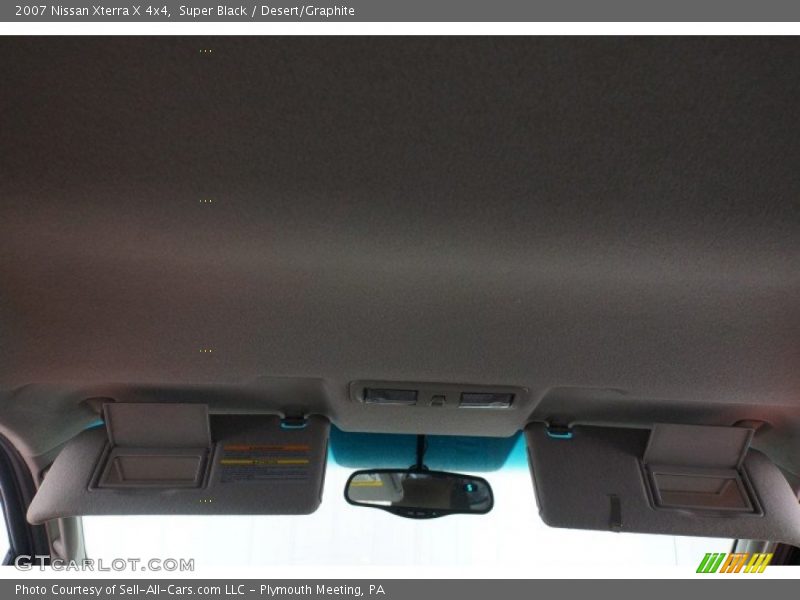 Super Black / Desert/Graphite 2007 Nissan Xterra X 4x4
