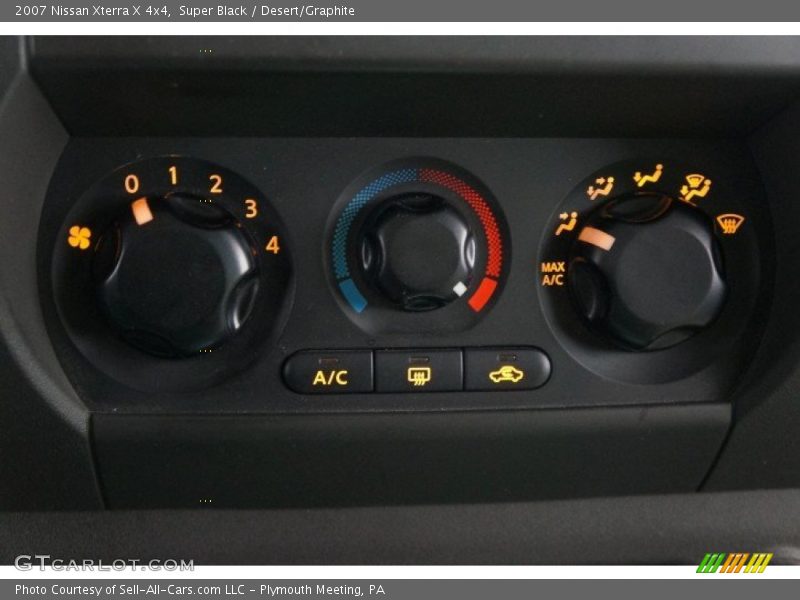 Super Black / Desert/Graphite 2007 Nissan Xterra X 4x4