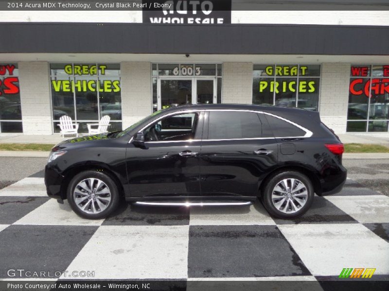 Crystal Black Pearl / Ebony 2014 Acura MDX Technology