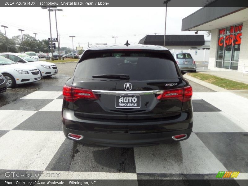 Crystal Black Pearl / Ebony 2014 Acura MDX Technology